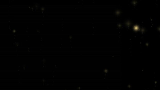 Abstract Light Black 000000 Hex Code Stars Space Cosmos Sky Night Shimmer Particles Flying Abstract Light Backgrounds seamless loop animation minimal promo video advertising marketing animation temp