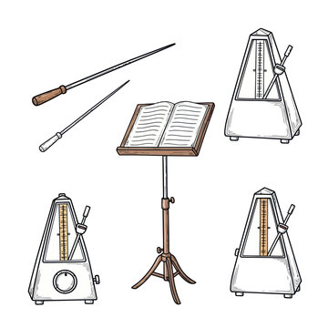 Music Practice Tools: Metronomes, Conductor Batons, and Music Stand
