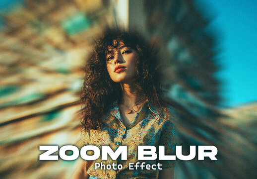 Zoom Blur Photo Effect
