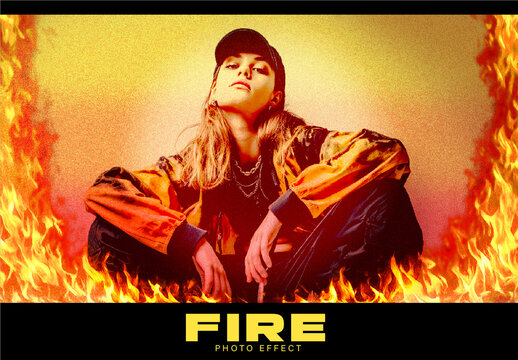Fire Photo Effect