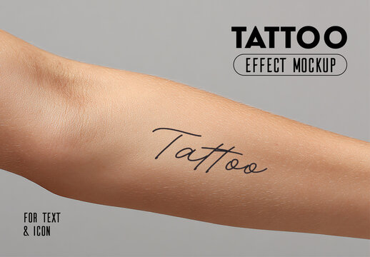 Tattoo Effect Mockup