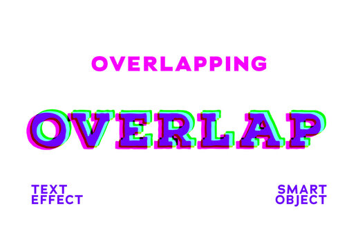 Overlapping Text Effect