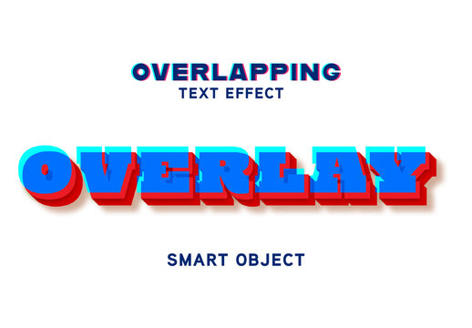 Overlapping Text Effect