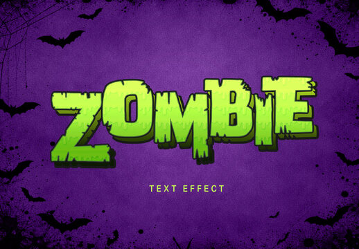 Zombie Text Effect