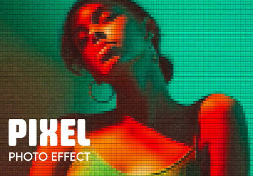 Pixel Photo Effect
