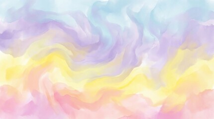 Obraz premium Abstract Watercolor Swirls - A Colorful and Artistic Background Design.