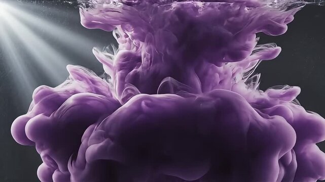 Rapid Drug Particle Dissolution Volumetric Light Micro Diffusion Animation