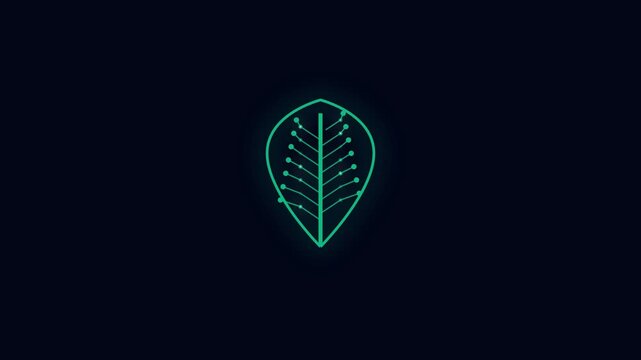 Bio-Synthesis Green Energy Leaf Circuitry