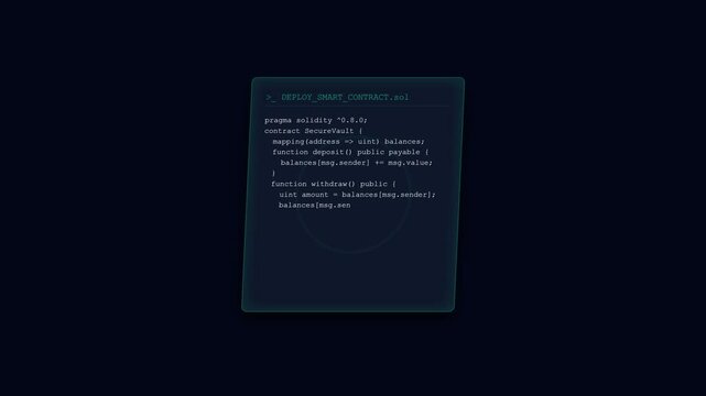 Holographic Smart Contract Execution Protocol