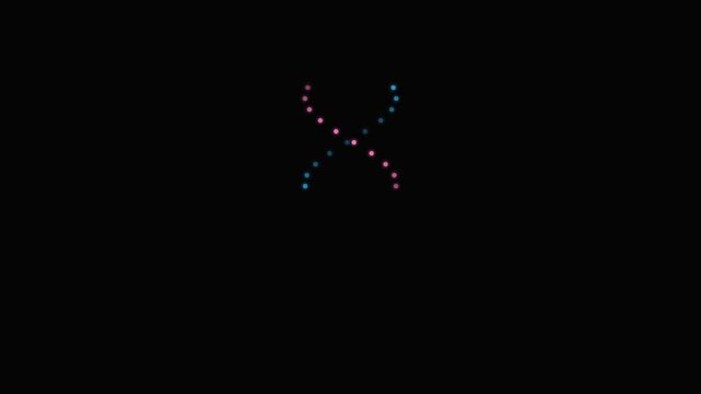 Double Helix DNA Sequence Medical Animation