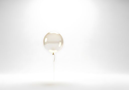 Close-up of a White USB Flash Drive on White Background.