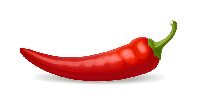 chili, pepper, red, spicy, vegetable, hot, food, fresh, ingredient, cooking, organic, natural, kitchen, spice, isolated, white, organic