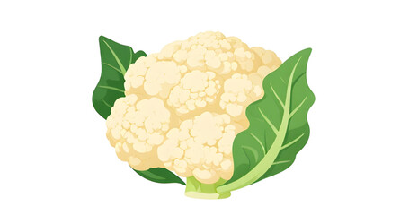cauliflower vector illustration, fresh cauliflower vegetable, organic white cabbage, healthy vegetable graphic, raw cauliflower design, farm produce illustration, natural food artwork, cooking ingredi © mrpixel