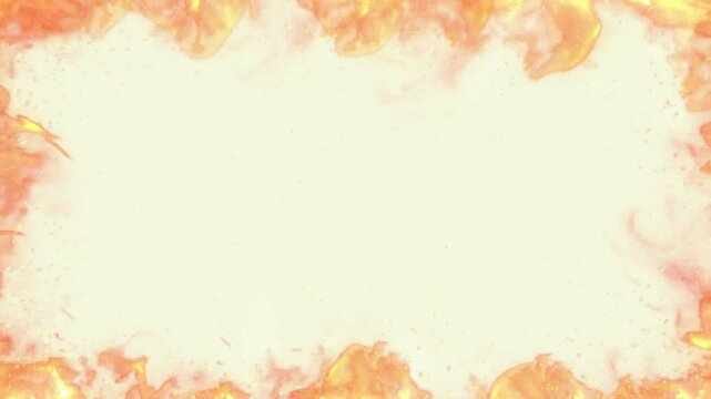 Beige F5F5DC Hex Code Border Frame Fire Flame Sparks Ashes Shimmer Backgrounds seamless loop animation healthcare promo video advertising marketing animation template medical commercial intro opener