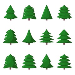 Obraz premium Christmas Tree Holiday Illustration