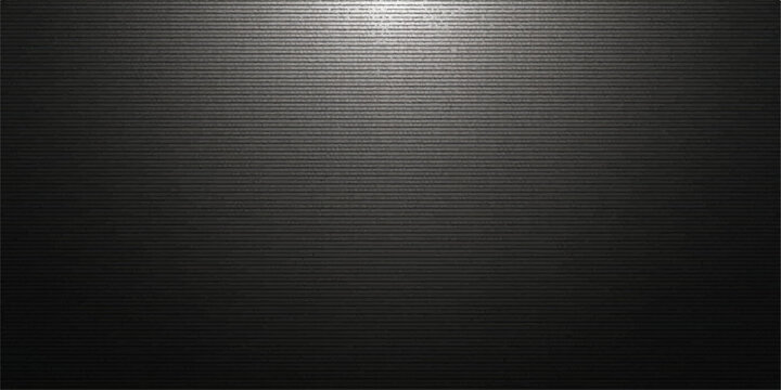 Brushed dark metal background featuring a gray stainless steel plate with a perforated hole pattern and grunge textured surface for an industrial aluminum material backdrop design