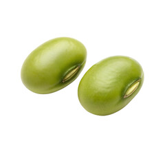 Obraz premium fava beans isolated on transparent background organic beans realistic png