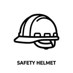 Fototapeta premium Safety Helmet Icon for Construction and Industry.