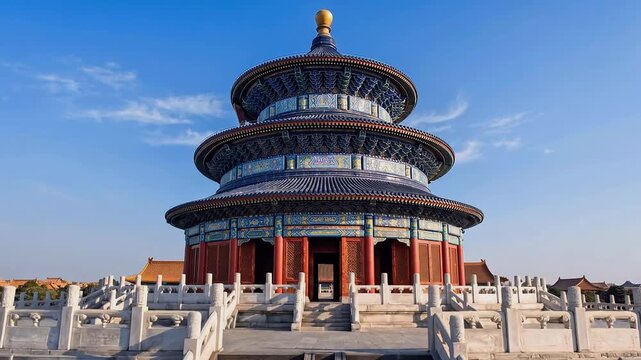 Temple of Heaven stairs and architecture