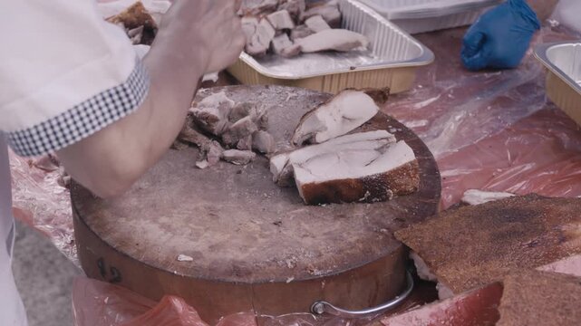 cooking pork