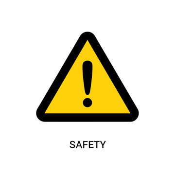 Yellow Warning Triangle Sign with Exclamation Mark - Safety Alert