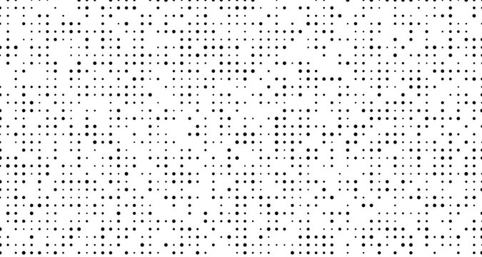 Black and white dot pattern background