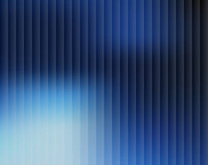 Abstract vertical blue gradient stripes with a soft light glow on the left side creating a modern background © Shawon