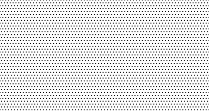 Uniform black dots on white background