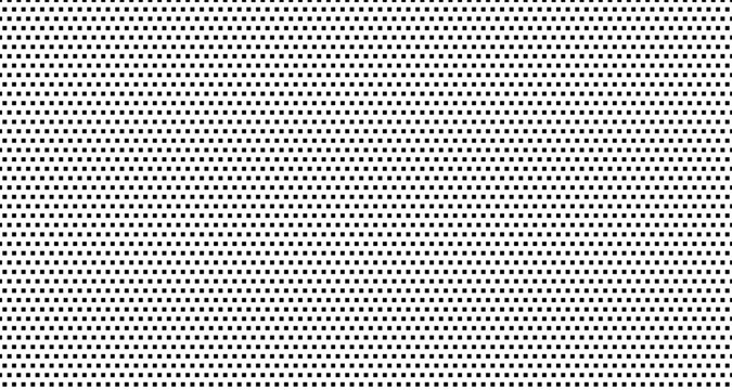 White background, with black dot, grid pattern