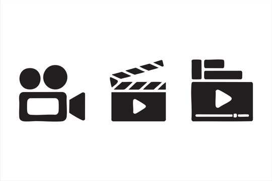 Media icons for content creation and digital entertainment platforms