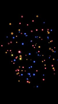 Animated emoji reactions floating animated smiling face tears rising up. social media live stream haha reaction overlay. floating laughing face emojis stream of joyful emoticons for video editing.