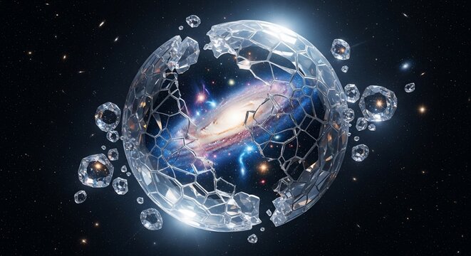 Abstract galaxy sphere