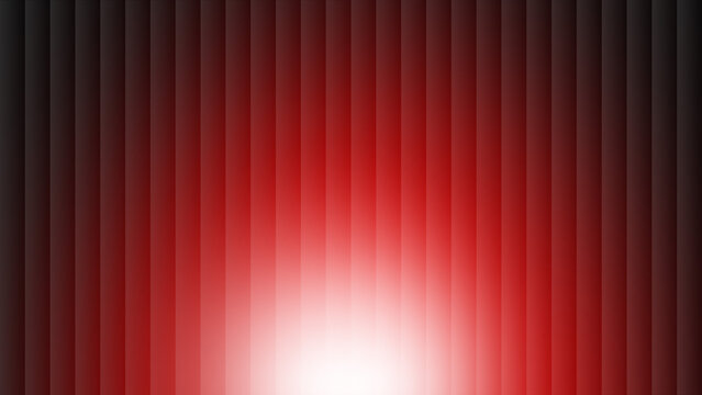 Dramatic red bottom spotlight glowing on dark vertical stripe texture