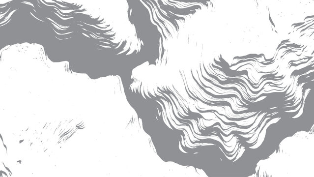 Stylized earth cross section with rough textured base