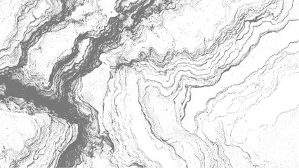 Underground layers illustration with textured terrain profile Earth strata diagram with abstract terrain waves © VECTOR HOUSE