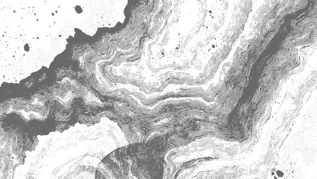 Geological strata cross section with textured terrain layers Abstract earth layers illustration with undulating landscape