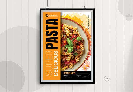 Pasta Sale Flyer Layout
