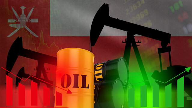 The Omani flag incorporates symbols of the oil industry, representing energy policy, economic fluctuations, and global trade. This highlights the complex relationship between the Omani economy 