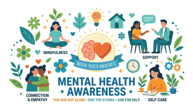 Mental health awareness campaign promotes support and self-care for people