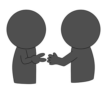Rock-paper-scissors pictogram silhouette illustrationじゃんけん ピクトグラム シルエット イラスト