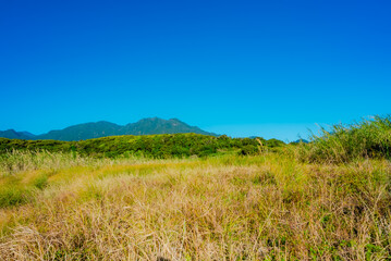 Obraz premium 【鹿児島】屋久島の春田浜海水浴場