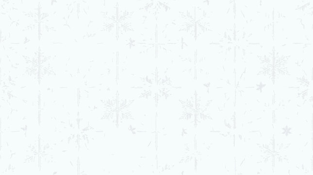 Minimal white winter seamless vector pattern with subtle snowflake texture background