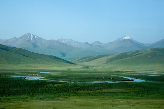 Bayanbulak Grassland in Xinjiang Uygur Autonomous Region