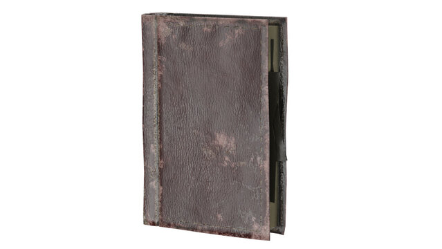 3d rendering old book