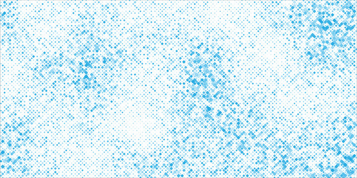 Refreshing light blue halftone wave banner for modern website header.