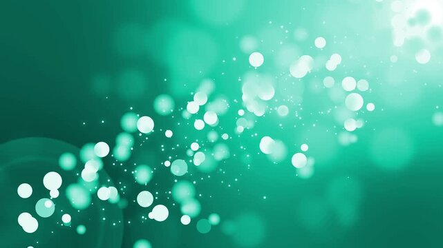 Glowing bokeh light particles background animation, Abstract bokeh background with glowing light particles and soft lens flares
