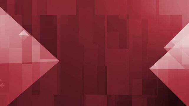 Geometric minimal tech background animation, Abstract geometric background with translucent triangles and vertical rectangles