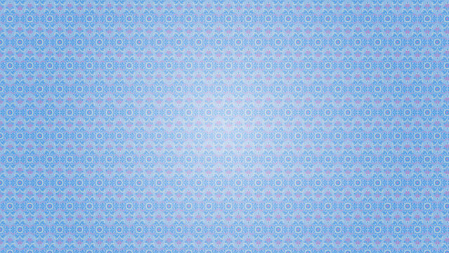 Repeating pattern of stylized number nine silhouettes in light blue