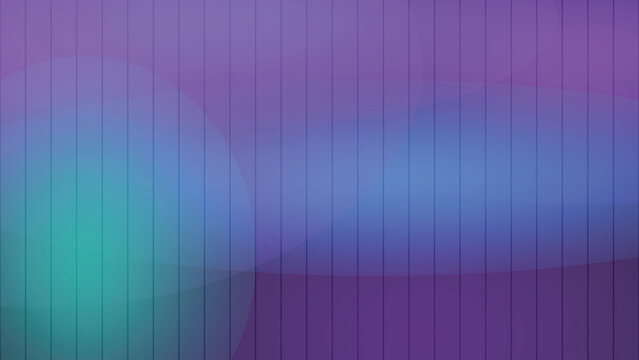 Cosmic Blue and Green Abstract Background with Linear Pinstripe Pattern