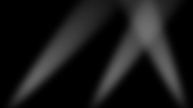 Sweeping Searching Beams in Black Background, Searching Light Animation
